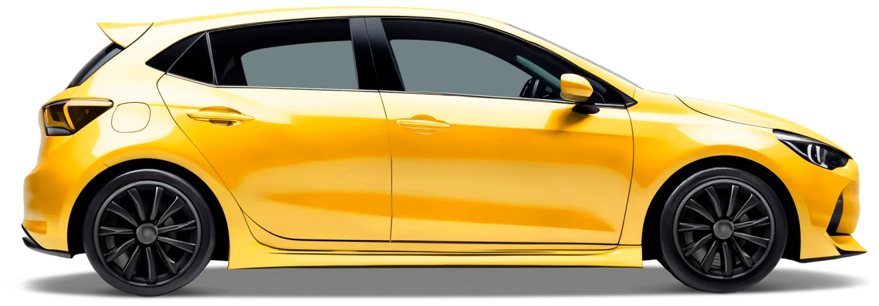 Auto amarillo Flash